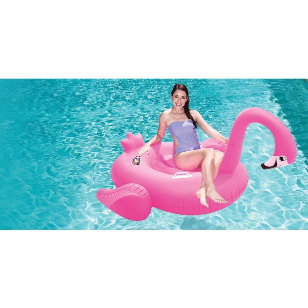 VODNA BLAZINA HENRIKSON SUPERSIZE FLAMINGO 175X175 CM