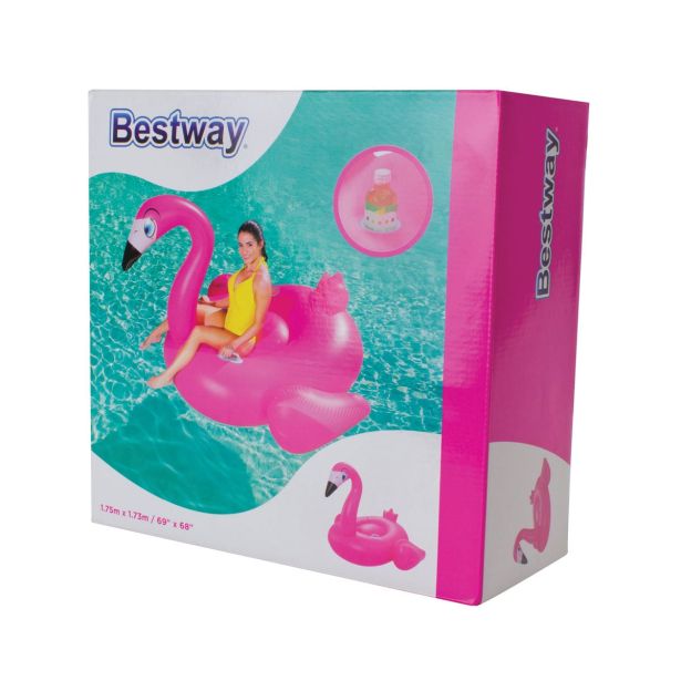 VODNA BLAZINA HENRIKSON SUPERSIZE FLAMINGO 175X175 CM