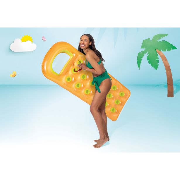 VODNA BLAZINA INTEX S PROZORNIMI ŽEPKI 188X71 CM, SORTIRANO