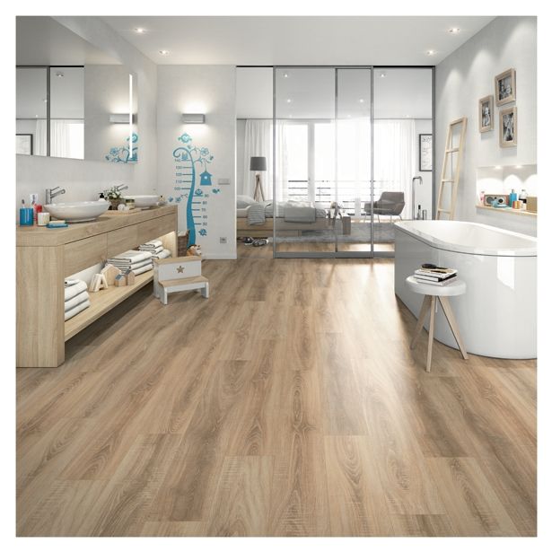 VODOODPOREN POD EGGER HOME DESIGN NARAVNI RJAVI HRAST EHD001 1295X192X5 MM