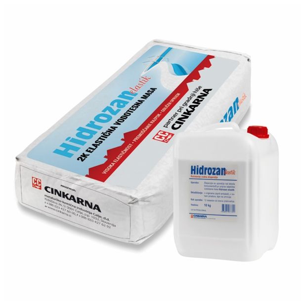 VODOTESNA MASA CINKARNA HIDROZAN ELASTIK 35KG 2K A+B (25+10KG)