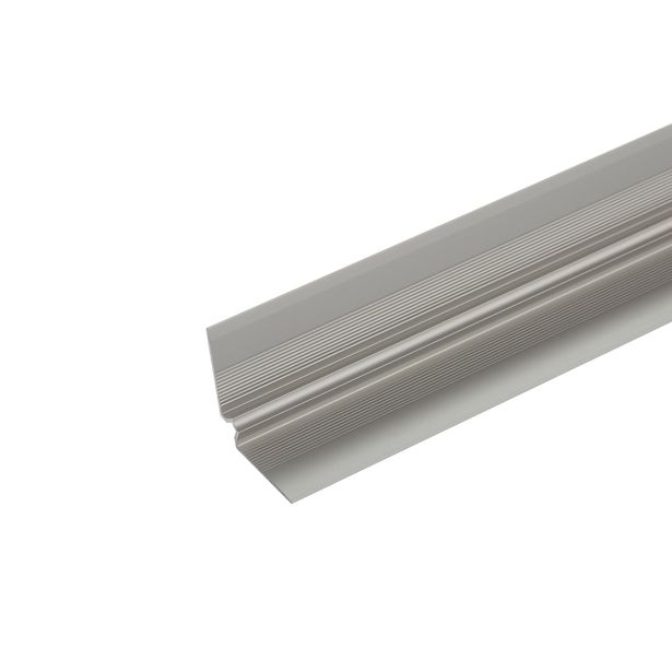 STOPNIŠČNI ALU PROFIL CEZAR VOGALNI 28X28X5MM 2.7M SREBRN