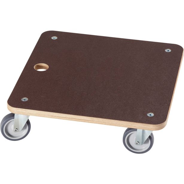 ROČNI VOZIČEK DÖRNER + HELMER VOZIČEK Z LESENO PLOŠČO 380X380MM MEHKA TLA 200KG