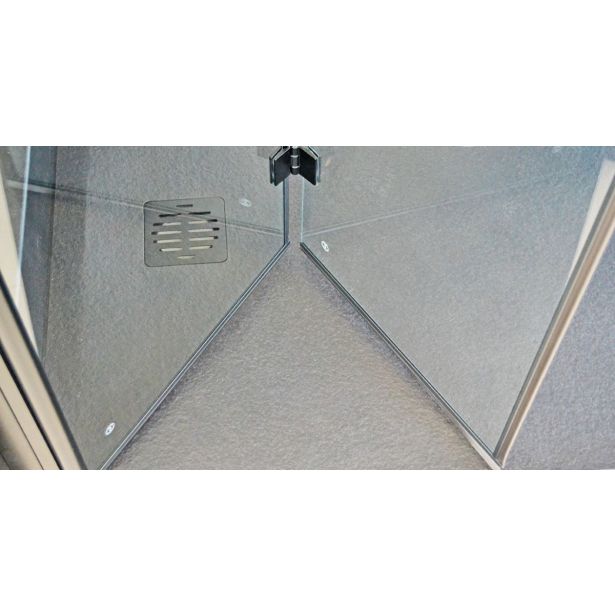 VRATA AQUAESTIL AURORA D 120 DESNA H=200 SILVER PROF. PROZ.STEK.