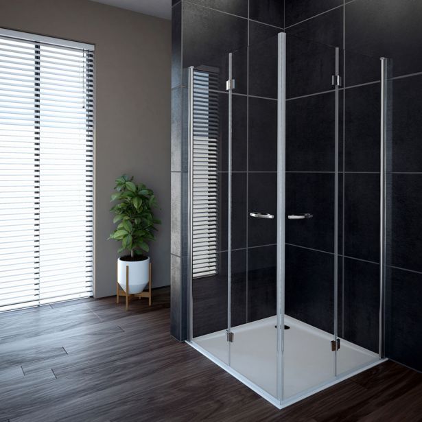 VRATA AQUAESTIL OASIS D 80 L S PREKLOPOM SILVER PR. PROZORNO ST.