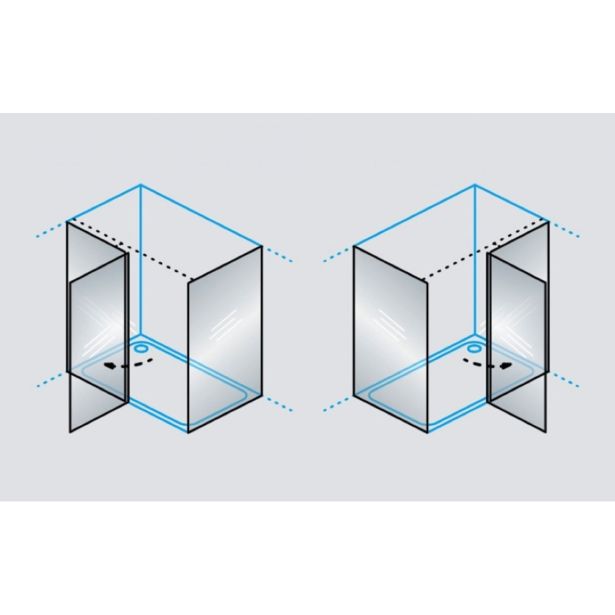 VRATA KOLPA SAN POLARIS D 90-L B/1 CLEAN COAT