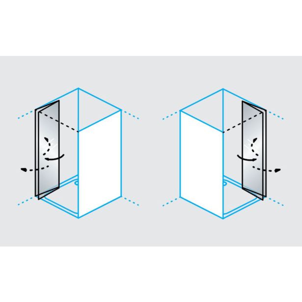 VRATA SAMOSTOJEČA KOLPA SAN POLARIS FOLD N 100-R B/1 ZA NIŠO