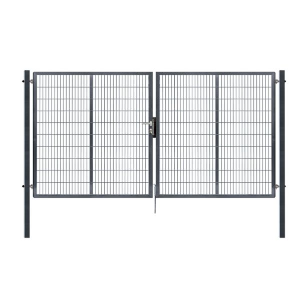 VRATA ZA OGRAJO DVOKRILNA 4.12X1.78M RAL7016 SUPER