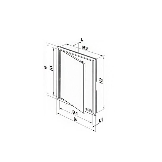 VRATCA ZA DIMNIK VAFRA 145X270 BARVANA