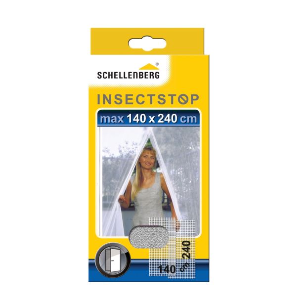 SCHELLENBERG ZAŠČITNA ZAVESA PROTI INSEKTOM ZA VRATA 140X240 CM BELA