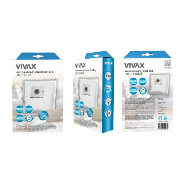 VREČKE ZA SESALNIK VIVAX DB-2330MF