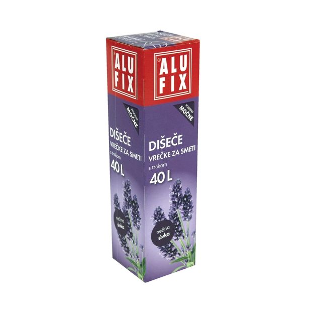 VREČKE ZA SMETI ALUFIX 40L 12/1 DIŠEČE VONJ SIVKE