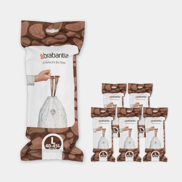 VREČKE ZA SMETI BRABANTIA PERFECT FIT L, 40-45 L