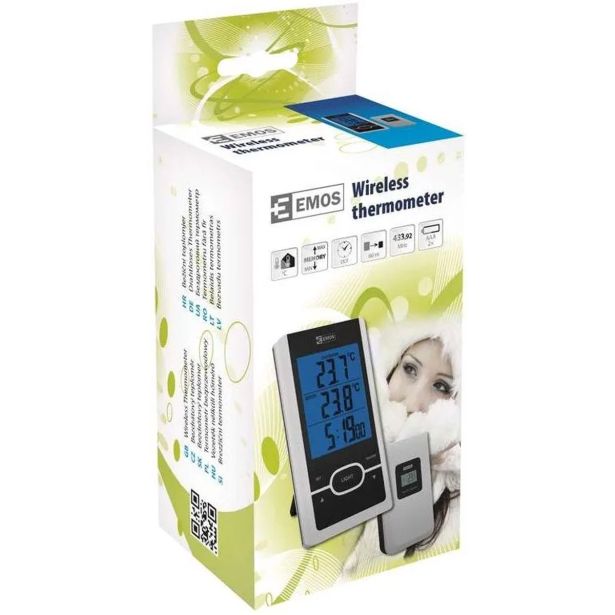 VREMENSKA POSTAJA EMOS BREZŽIČNI TERMOMETER E0107T