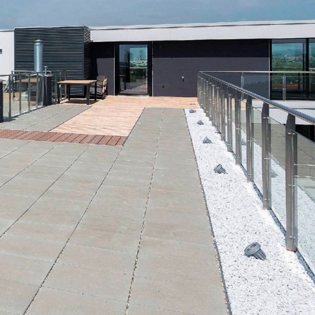 BETONSKA PLOŠČA SEMMELROCK VRTNA PLOŠČA 40/40/3.8 CM SIVA