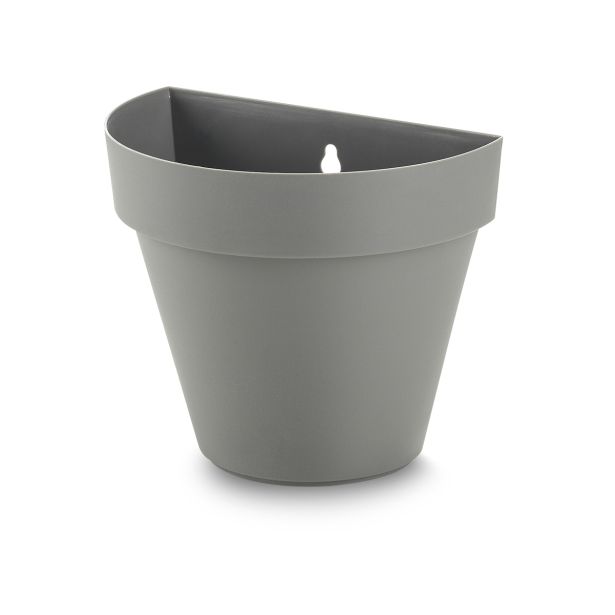 STOJALO ZA ROŽE DELIMANO GROW VRTNA STENA SIVA S 4 LONČKI 18X11X16CM