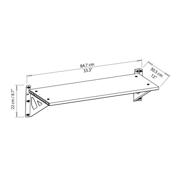 POLICA ZA SHRANJEVANJE PALRAM ZA VRTNO HIŠKO SKYLIGHT
