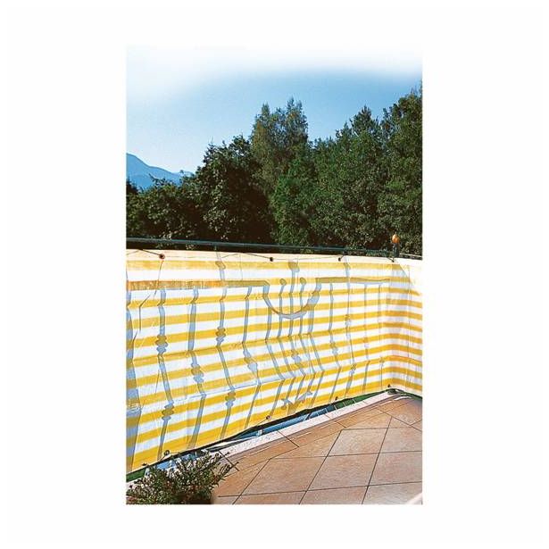 ZAŠČITNA PONJAVA WINDHAGER ZAŠČITA PROTI VETRU SYLT 0.9 X 5 M SIVO/BELA