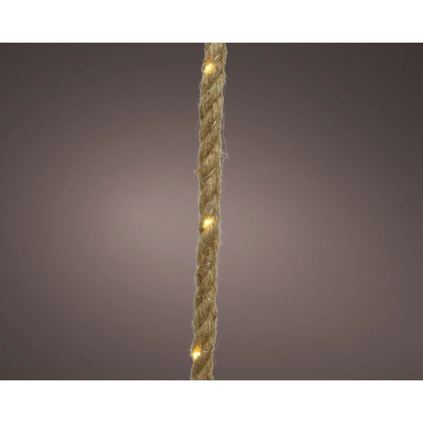 VRTNE LUČKE LUMINEO SOLARNA VRTNA LUČ IZ JUTE, DOLŽINA 500 CM