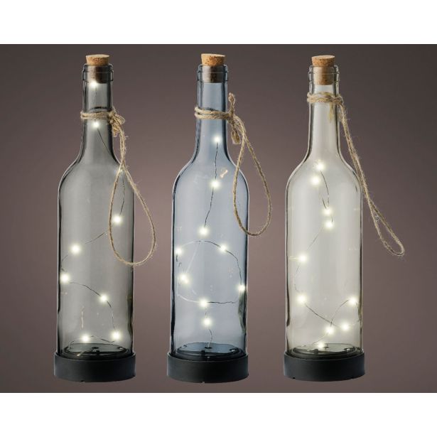 VRTNE LUČKE LUMINEO SOLARNE V STEKLENICI 7.8X30.5 CM, SORTIRANE
