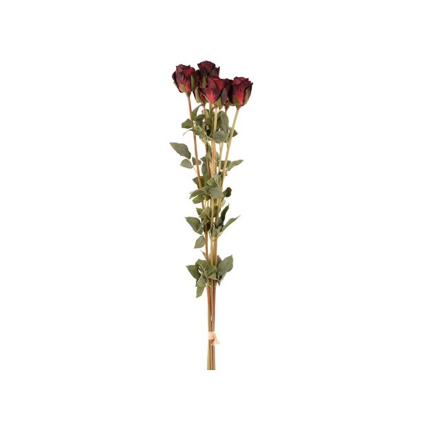 UMETNO CVETJE VRTNICA ŠOPEK 87CM X8 BORDO