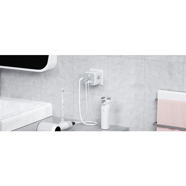 VTIČNI RAZDELILEC TESSAN 301-DE-C 3X VTIČNICA, 2X USB-A, 1X USB-C