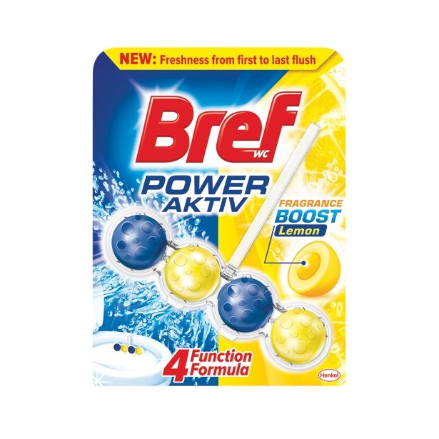 WC OSVEŽILEC ZRAKA HENKEL BREF POWER AKTIV LEMON 50G