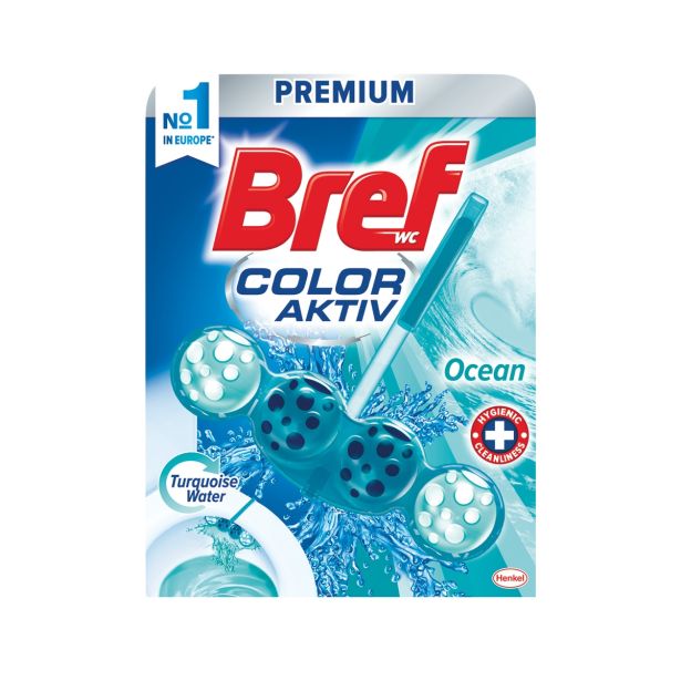 WC OSVEŽILEC ZRAKA HENKEL BREF TURQUOISE AKTIV OCEAN 50G