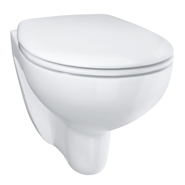 WC ŠKOLJKA, VISEČA GROHE BAU RIMLESS Z DESKO SOFTCLOSE