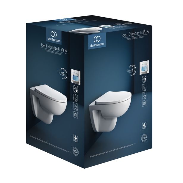 WC ŠKOLJKA, VISEČA IDEAL STANDARD I.LIFE Z DESKO SOFT CLOSE