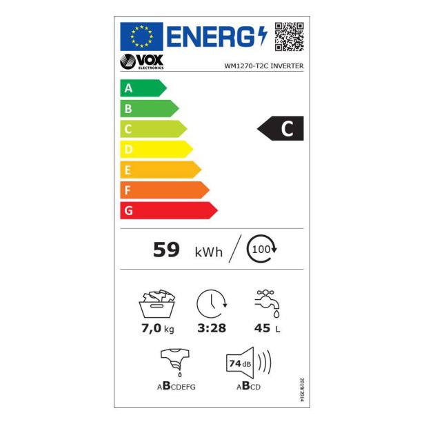 PRALNI STROJ VOX WM1270T2C