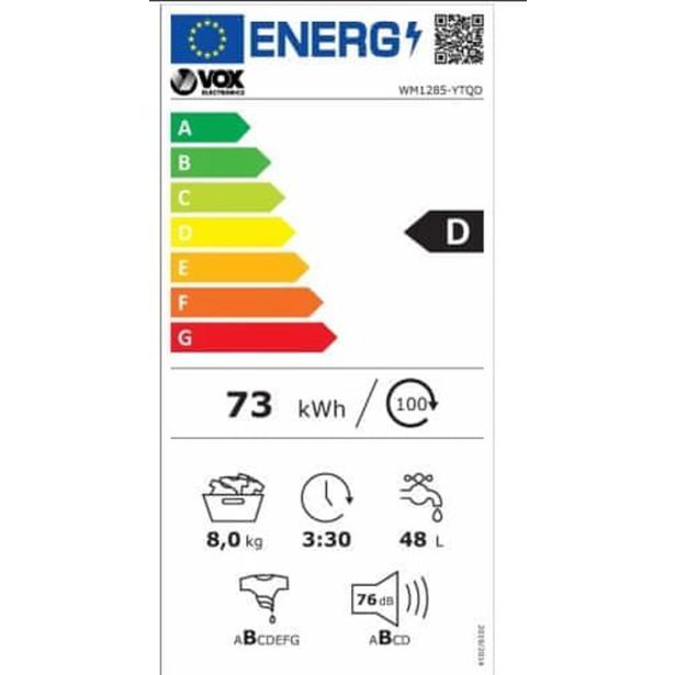 PRALNI STROJ VOX WM1285YTQD