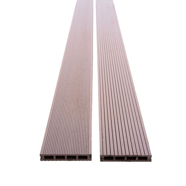 WPC DESKA ZA TERASO KAVA 2200X150X25 MM OZKO/ŠIROKO REBRANA
