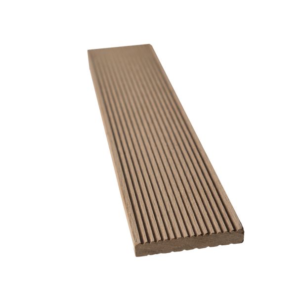 WPC DESKA ZA TERASO STRANSKA BLENDA RJAVA 2200X72X12 MM