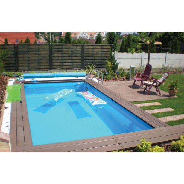 WPC DESKA ZA TERASO KAVA 2200X150X25 MM OZKO/ŠIROKO REBRANA