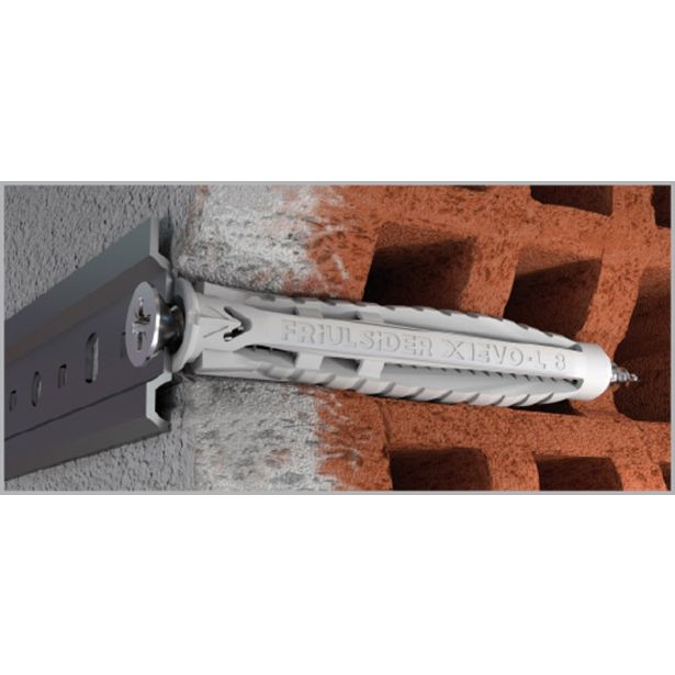 ZIDNI VLOŽEK Z VIJAKOM X1 6X50 + UNIV. VIJAK ZAV=100KOS