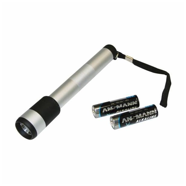 BATERIJSKA SVETILKA ANSMANN X2 LED ALUMINIJ