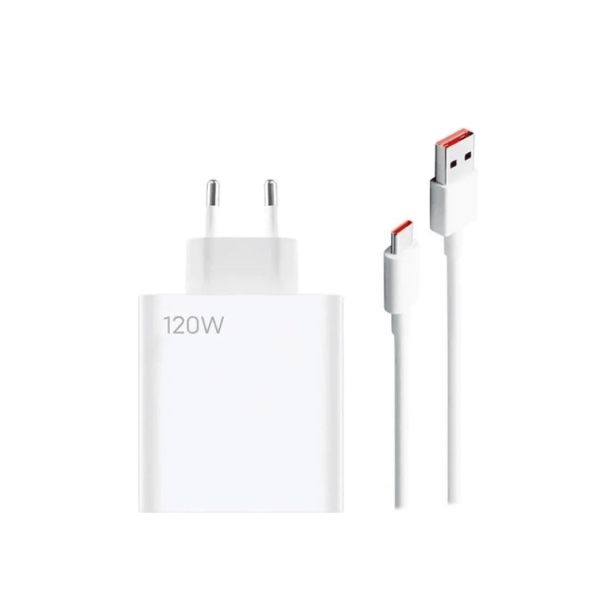 XIAOMI POLNILEC TURBO CHARGER MDY-13-EE 120W S KABLOM TYPE C 6A - BEL (BULK)