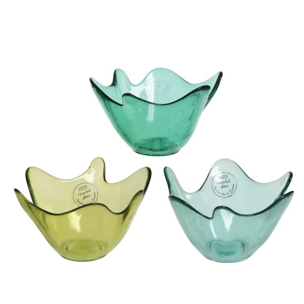 SERVIRNA SKLEDA DECORIS ZA SLADOLED TRI BARVE