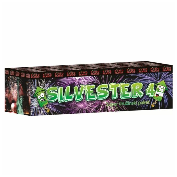 ZABAVNA PIROTEHNIKA PIRO PLANET SILVESTER IV 600 G / KAT. F2