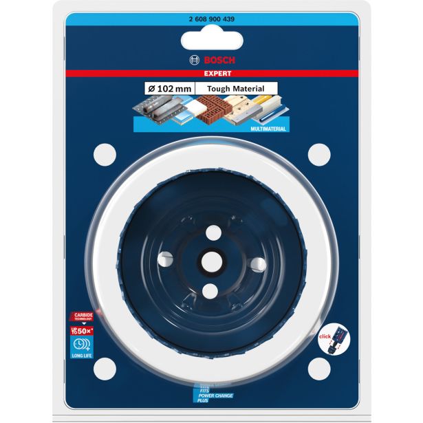 ŽAGA ZA IZREZOVANJE LUKENJ EXPERT TOUGH MATERIAL, 102 X 60 MM