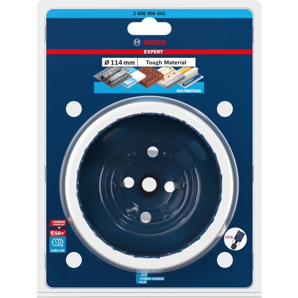 ŽAGA ZA IZREZOVANJE LUKENJ EXPERT TOUGH MATERIAL, 114 X 60 MM