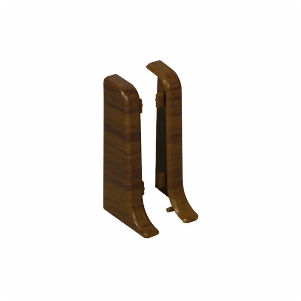 ZAKLJUČEK/ROZETA FN KONČNI ELEMENT OREH 2 KOS ZA PVC LETEV