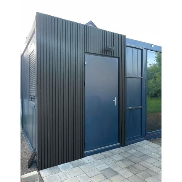 ZAKLJUČNA VOGALNA LETEV WPC FASADNI SISTEM ' KOTNI PROFIL SIVA