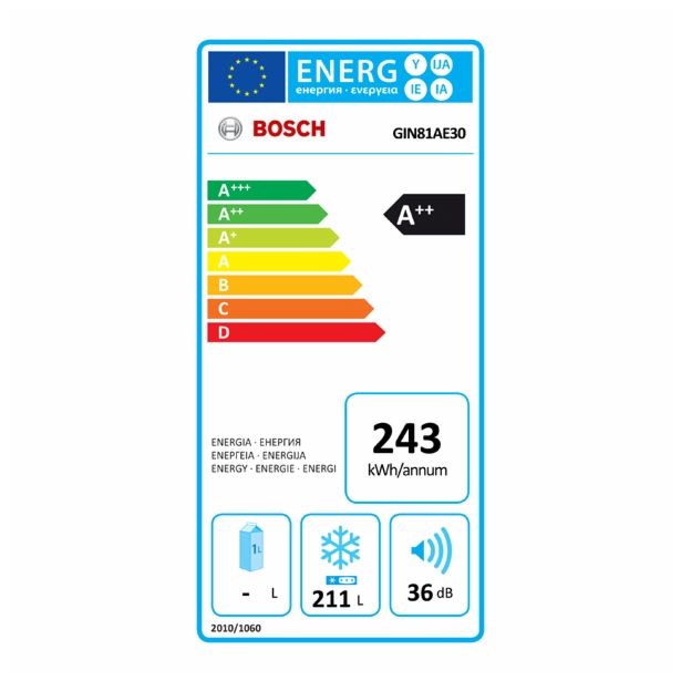 ZAMRZOVALNA OMARA BOSCH GIN 81 AE30