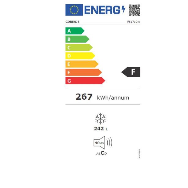 ZAMRZOVALNA OMARA GORENJE F6171CW