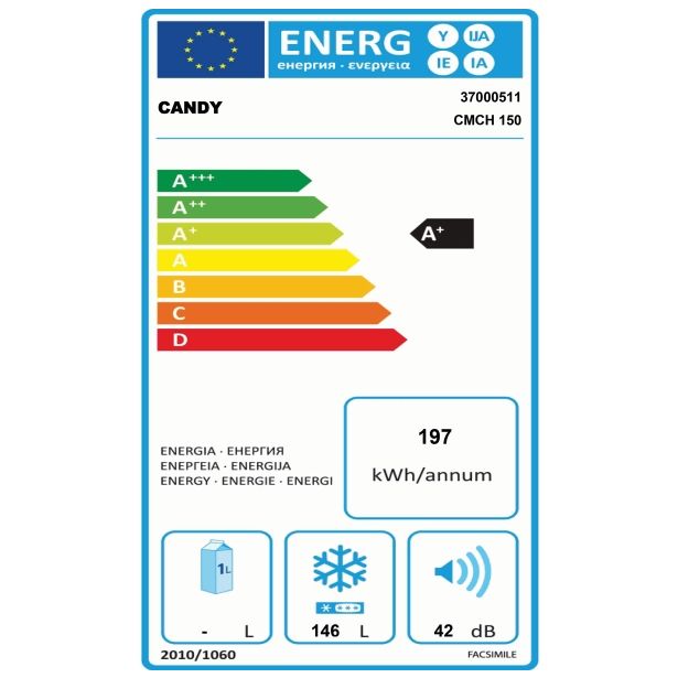 ZAMRZOVALNA SKRINJA CANDY CMCH 150