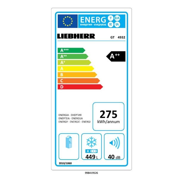 ZAMRZOVALNA SKRINJA LIEBHERR GT 4932