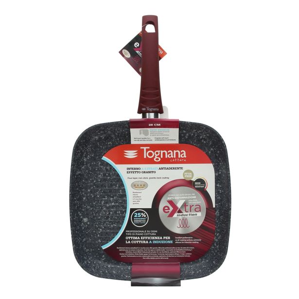 ŽAR PONEV TOGNANA 28 X28 CM EXTRA BORDEAUX