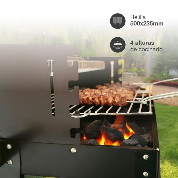 ŽAR NA OGLJE GSC MUSTERS 520X270MM JEKLO